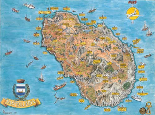 mappa di pantelleria